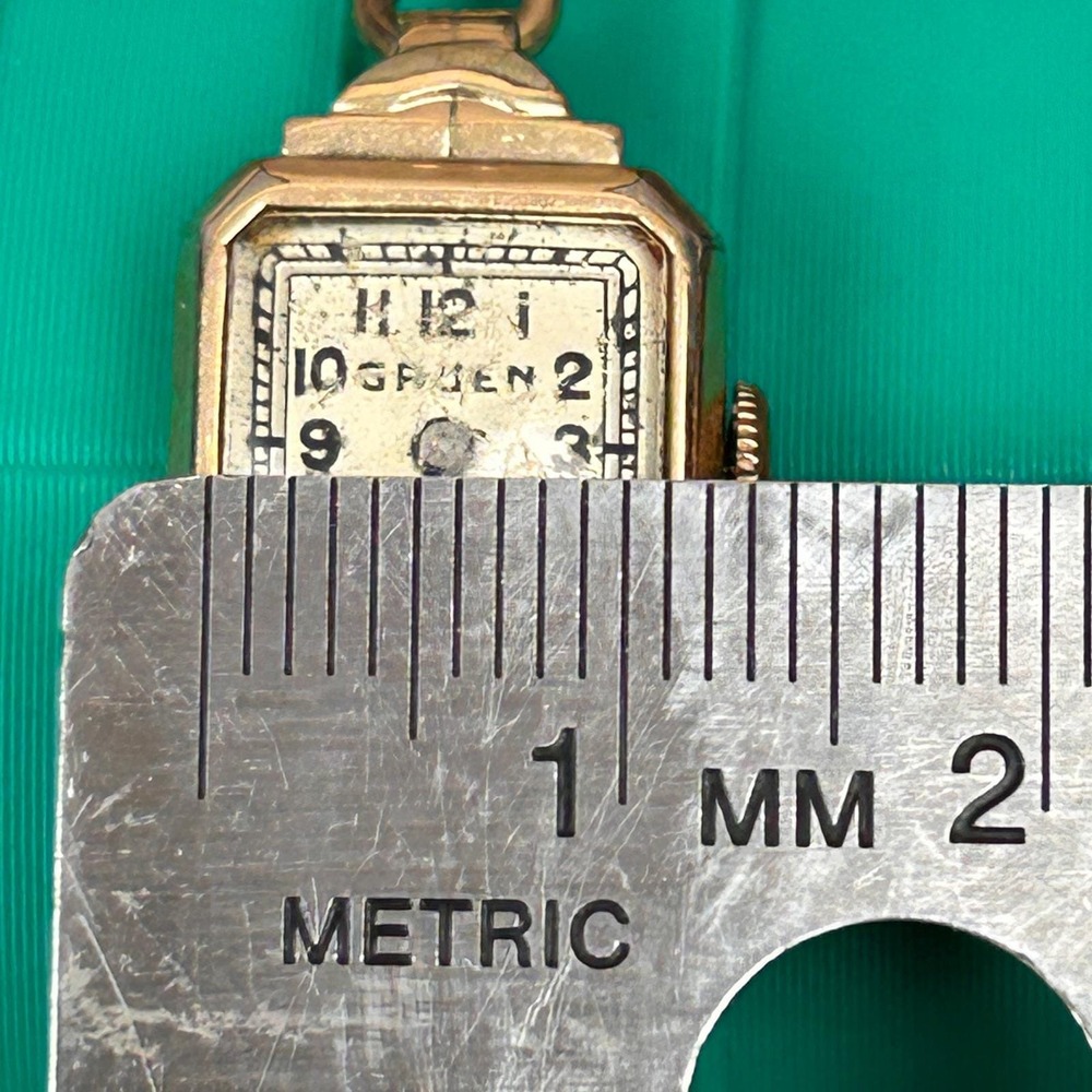 Vintage Gruen 10K Gold Filled Ladies Watch Art Deco Square Face Swiss Made P/R - Picture 4 of 8